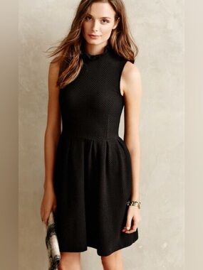 Anthropologie Ganni Pinnacle Textured Dress